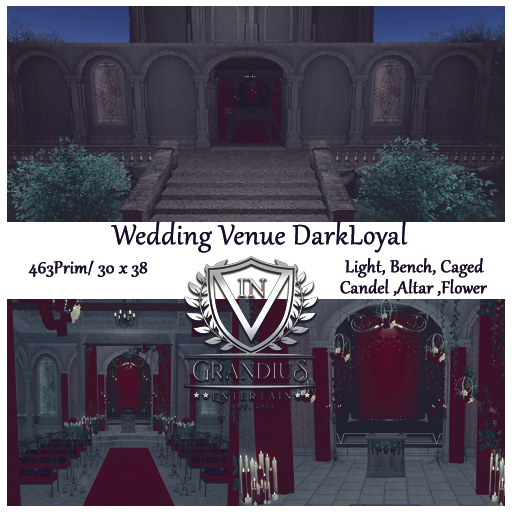 Second Life Marketplace Wedding Venue Dark Loyal.